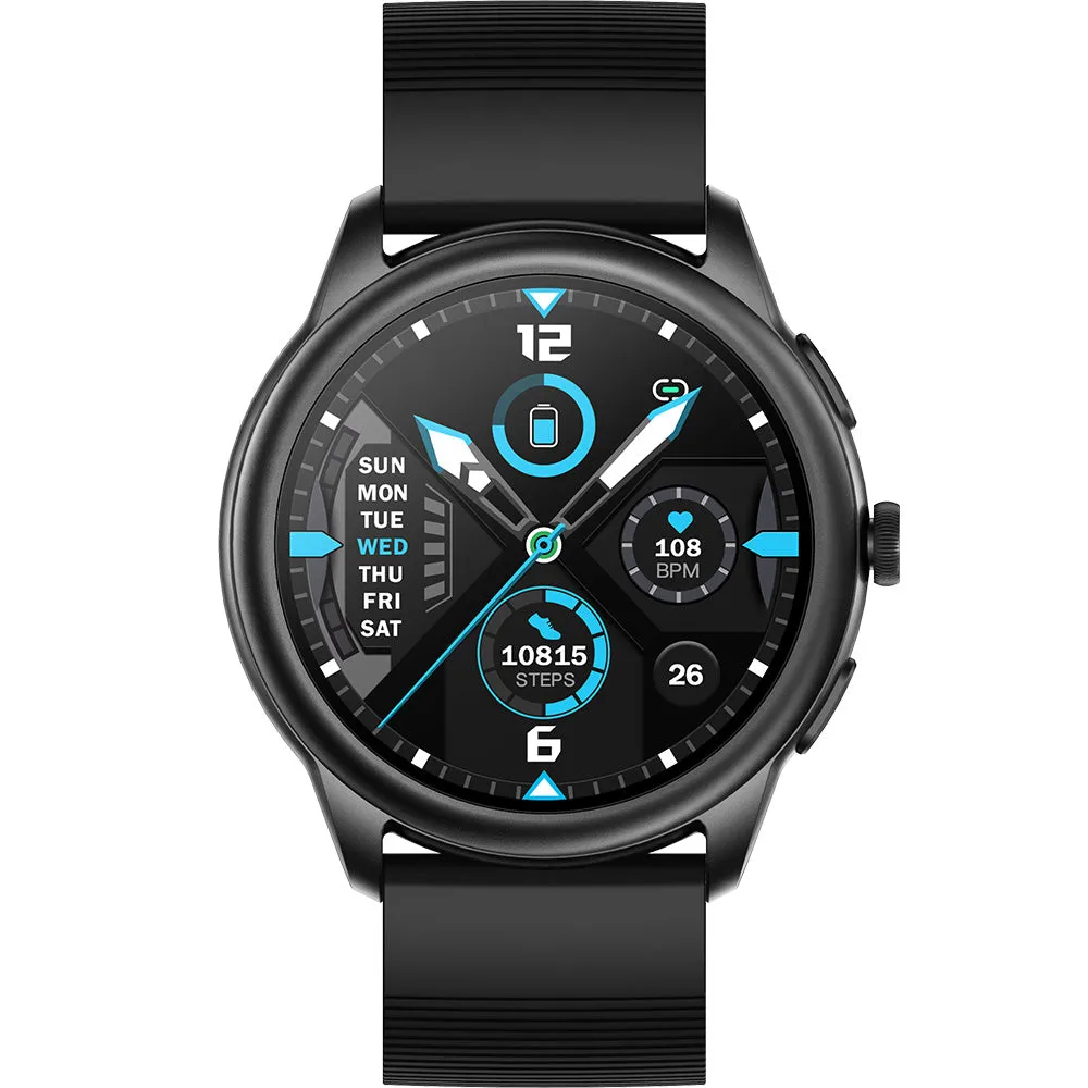 Active Pro Call  Connect Smart Watch Box Set with 3 Band Options Black 