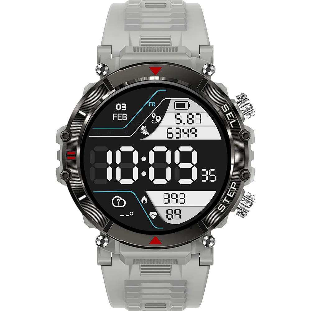 Active Pro Call  XL Connect Smart Watch with 3 Band Options Grey 