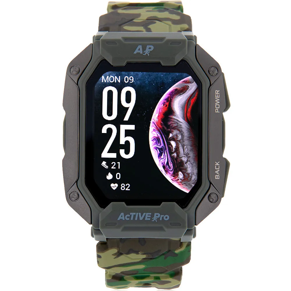 Active Pro Smart Watch Army Green Edition 