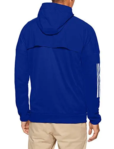 Adidas Mens Adidas Men'S Id Hybrid Hooded Jacket, Blue, Small-46 Jacket Nike Clothing