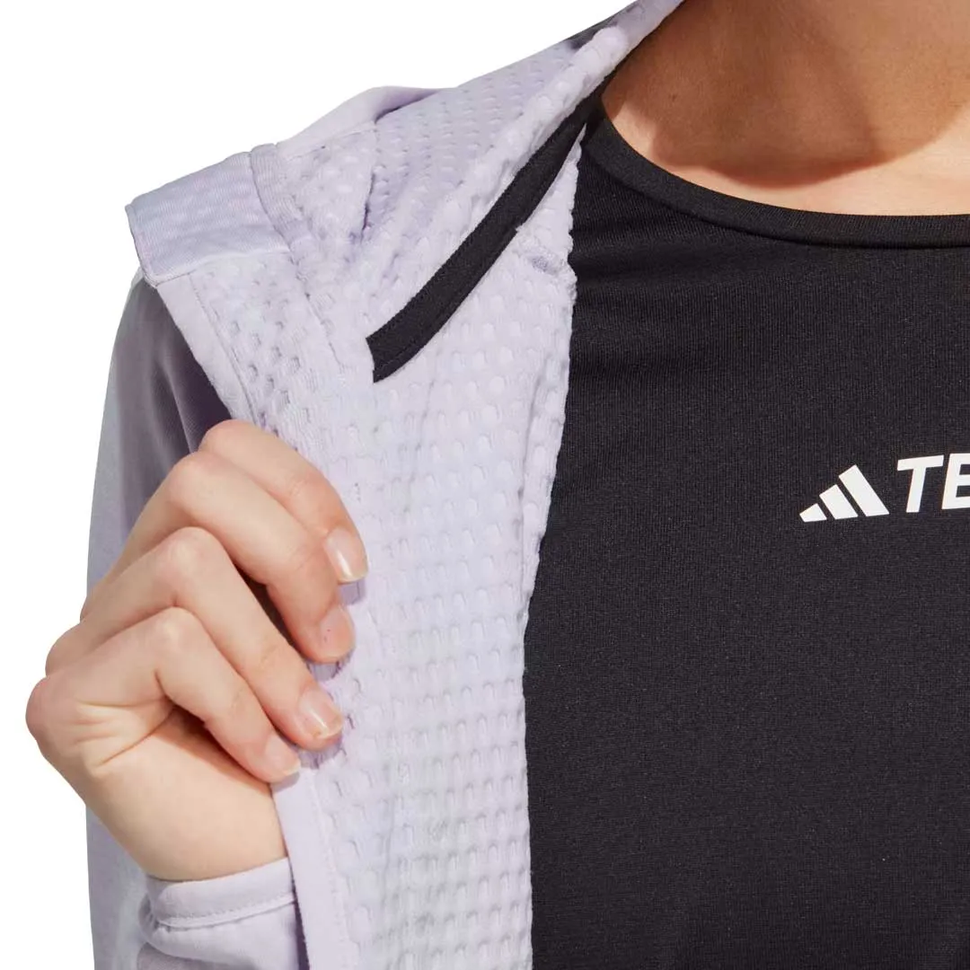 adidas - Women's Terrex Tech Fleece Light Hooded Hiking Jacket (HT2048)