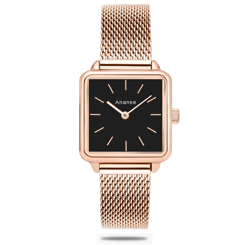 ANANKE Japanese Hot Style Square Watch Women 