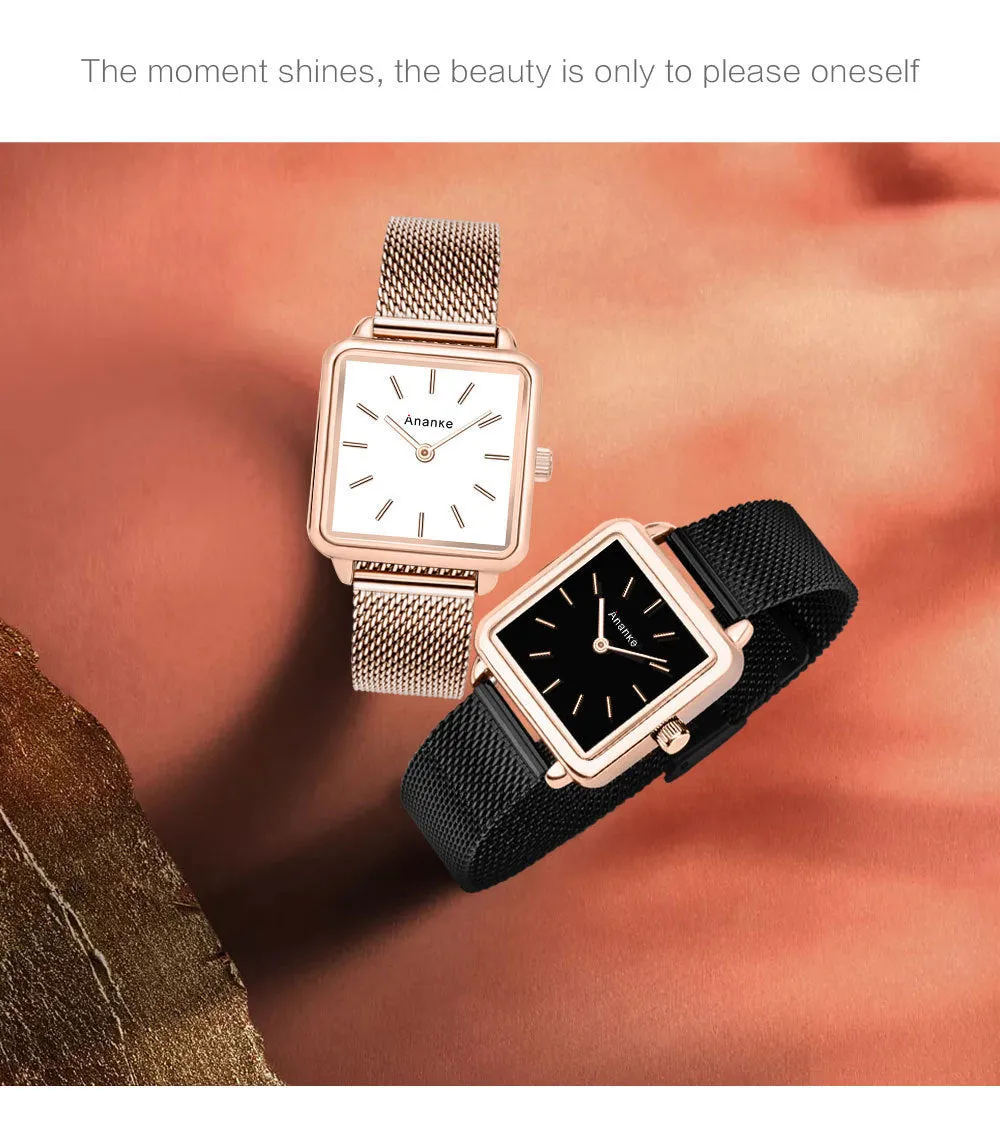 ANANKE Japanese Hot Style Square Watch Women
