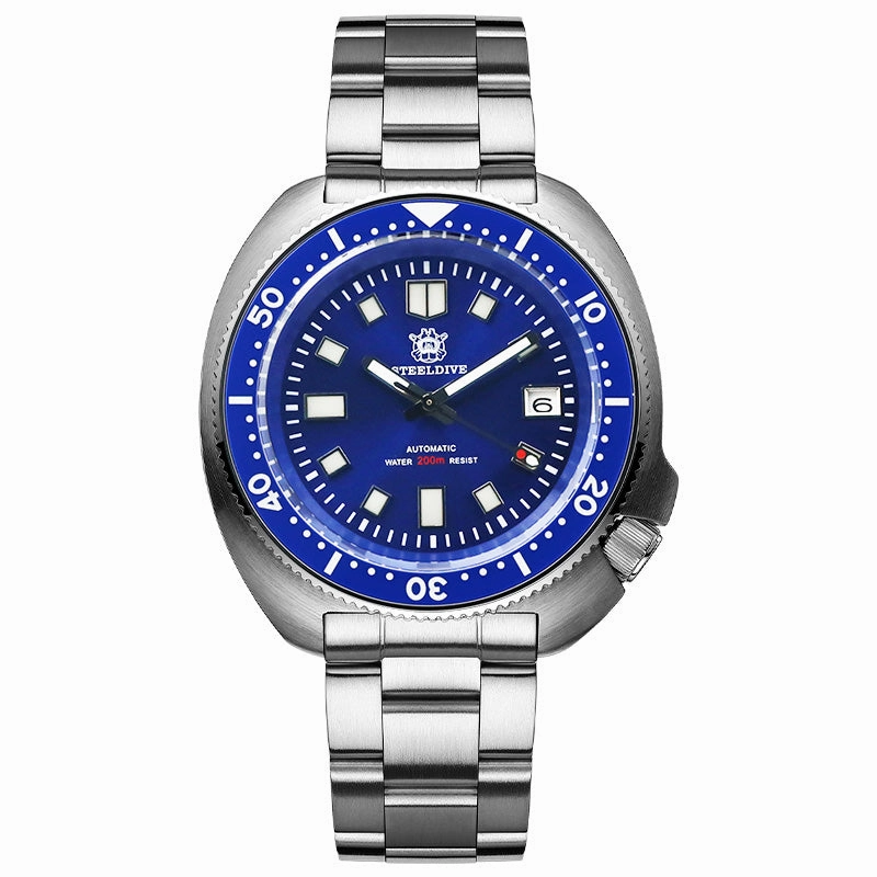 Anniversary SaleSteeldive SD1970 6105 Turtle Diver Watch V2