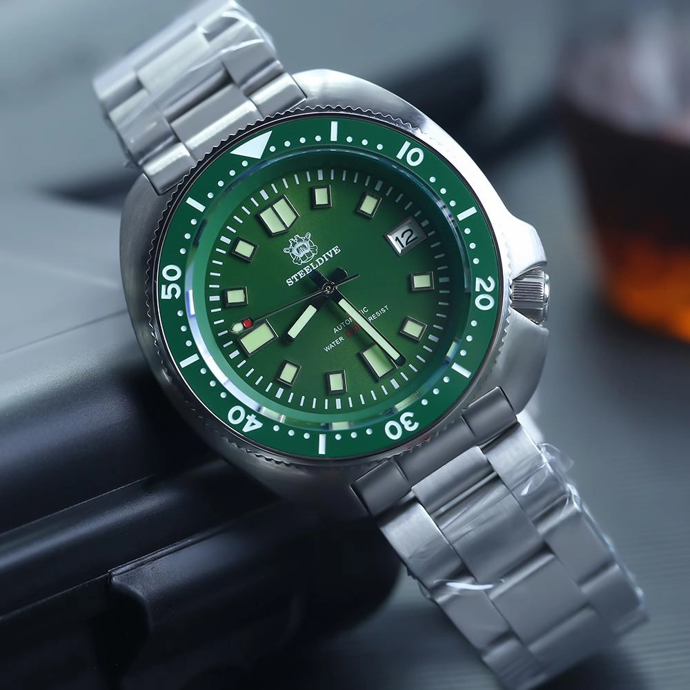 Anniversary SaleSteeldive SD1970 6105 Turtle Diver Watch V2