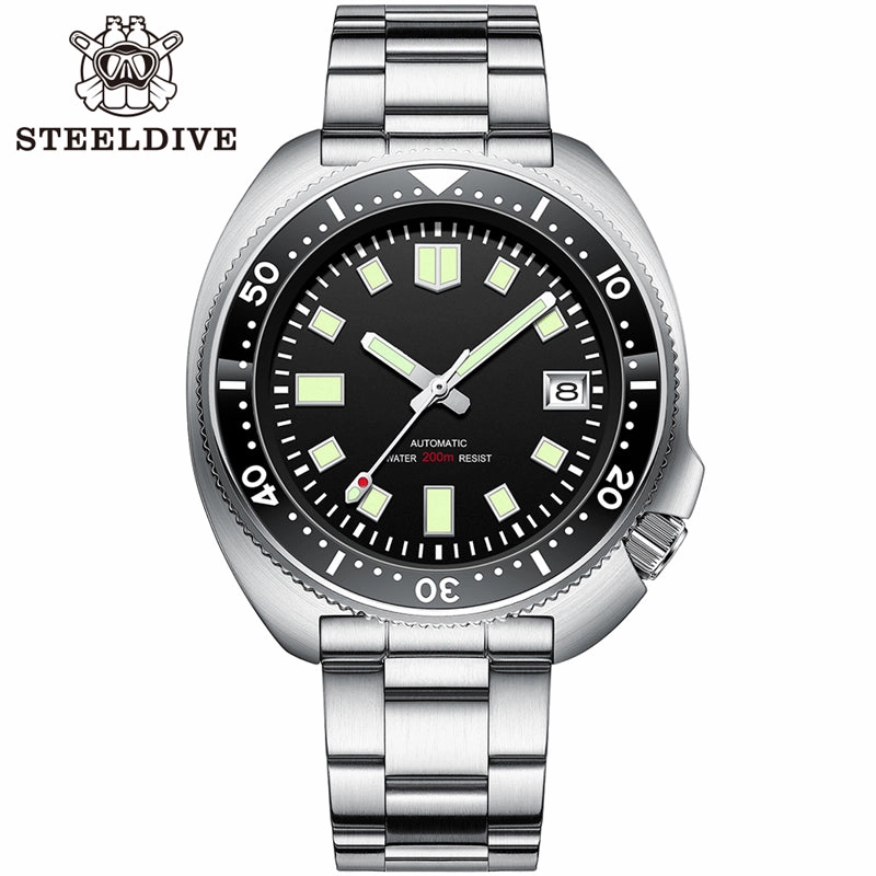 Anniversary SaleSteeldive SD1970 6105 Turtle Diver Watch V2