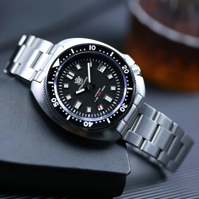 Anniversary SaleSteeldive SD1970 6105 Turtle Diver Watch V2