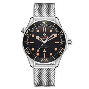 Automatic Mechanical Luminous Steel Mesh Belt Men's Watch 