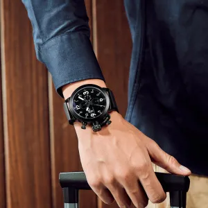 Automatic Mechanical Multifunctional Rubber Band Men's Watch 