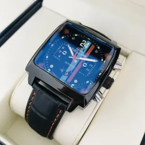Automatic Self Wind Mechanical Genuine Leather Stainless Steel Casual Men Watch 