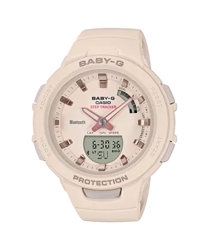 Baby- G G-Squad Beige Bluetooth Watch BSAB100-4A1 