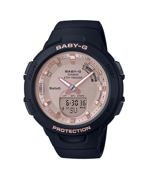 Baby-G Pink Dial Bluetooth Watch BSAB100MF-1A 