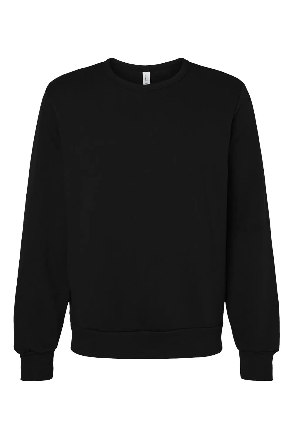 Bella   Canvas Mens Classic Crewneck Sweatshirt - Black