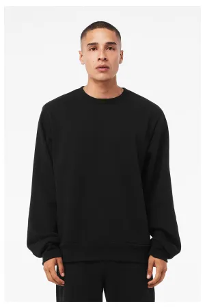 Bella   Canvas Mens Classic Crewneck Sweatshirt - Black