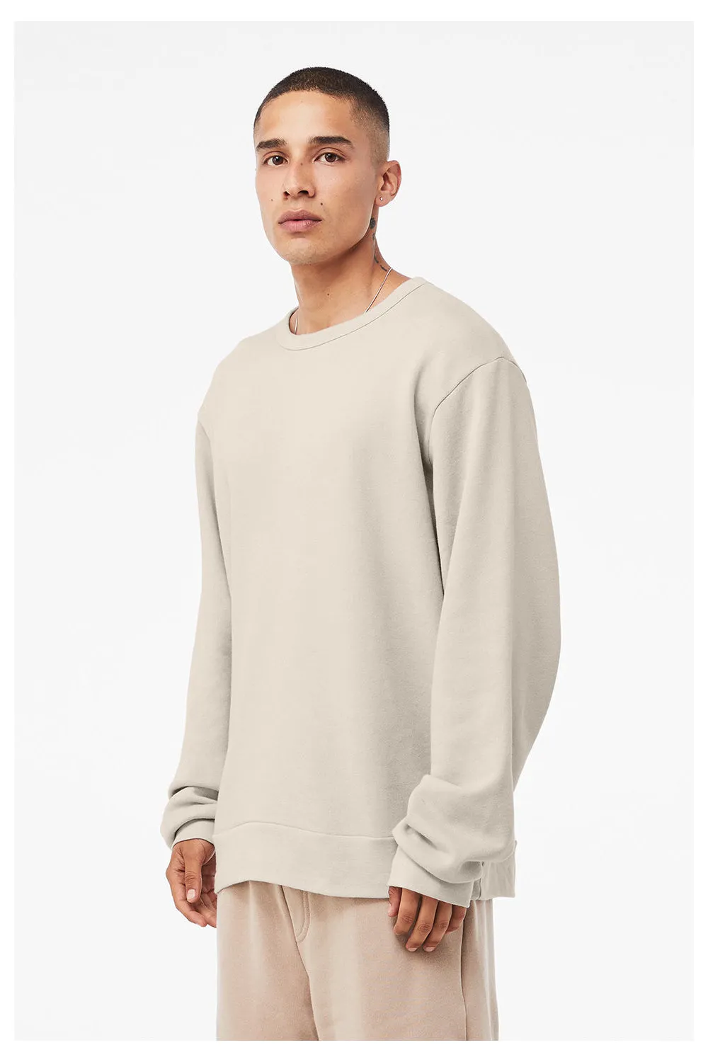 Bella   Canvas Mens Classic Crewneck Sweatshirt - Heather Dust