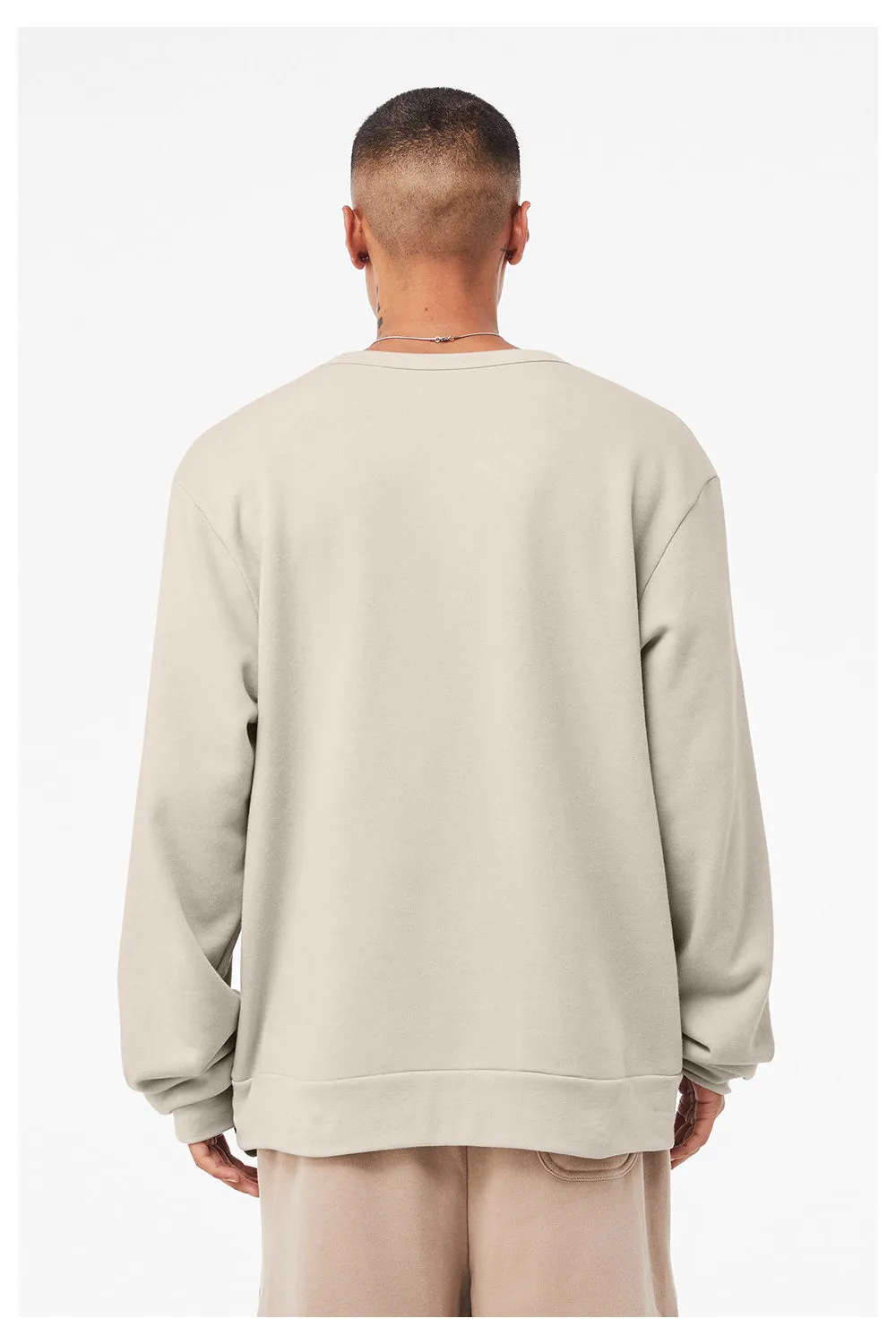 Bella   Canvas Mens Classic Crewneck Sweatshirt - Heather Dust