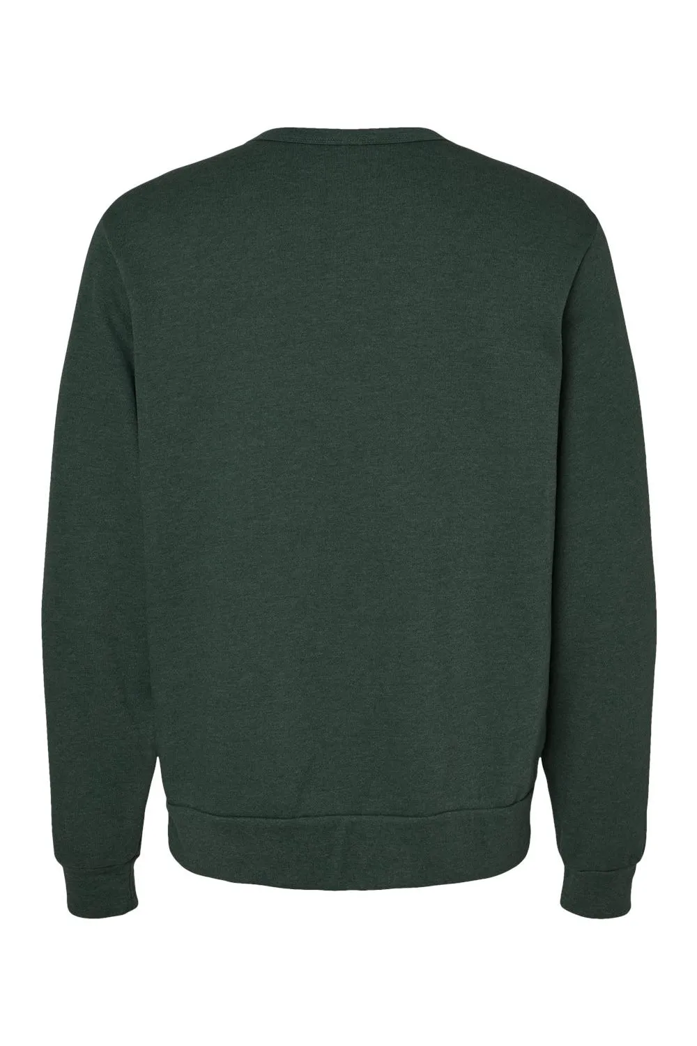 Bella   Canvas Mens Classic Crewneck Sweatshirt - Heather Forest Green