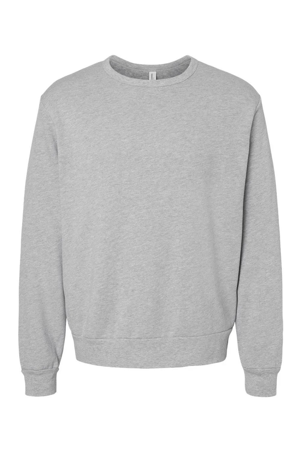 Bella   Canvas Mens Classic Crewneck Sweatshirt - Heather Grey