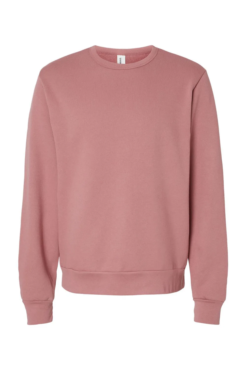 Bella   Canvas Mens Classic Crewneck Sweatshirt - Mauve