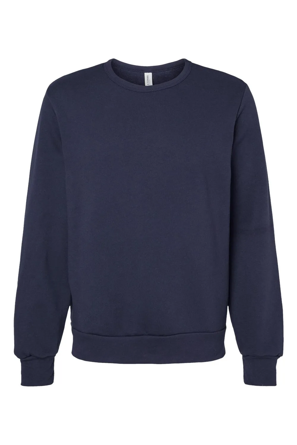 Bella   Canvas Mens Classic Crewneck Sweatshirt - Navy Blue