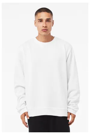 Bella   Canvas Mens Classic Crewneck Sweatshirt - White