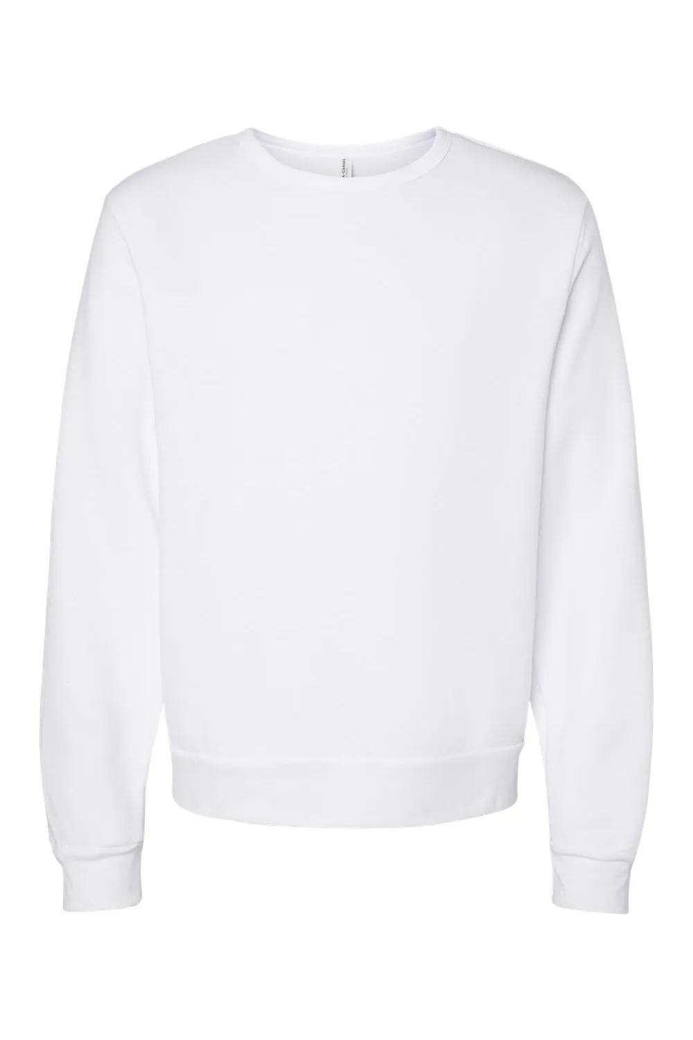 Bella   Canvas Mens Classic Crewneck Sweatshirt - White