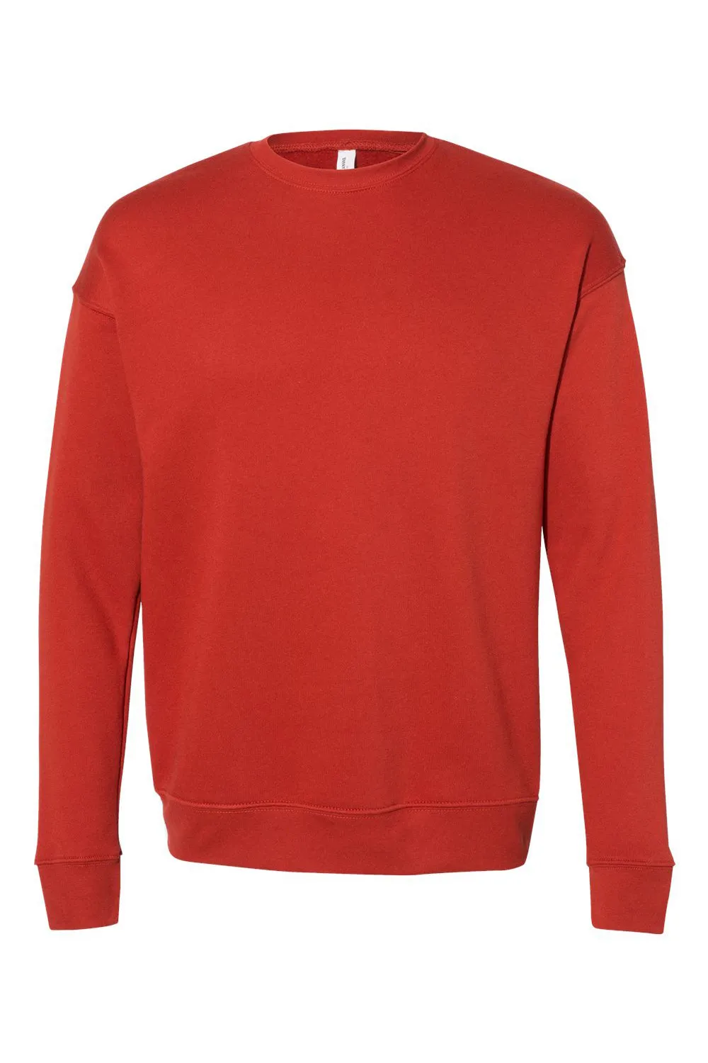 Bella   Canvas Mens Fleece Crewneck Sweatshirt - Brick Red