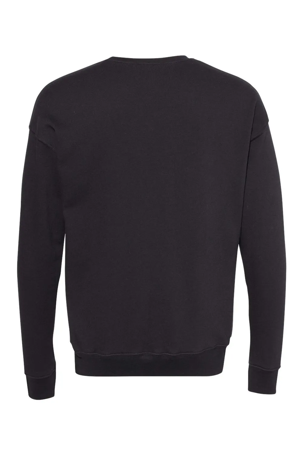 Bella   Canvas Mens Fleece Crewneck Sweatshirt - DTG Black