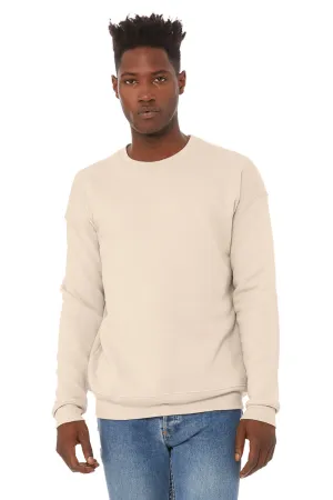 Bella   Canvas Mens Fleece Crewneck Sweatshirt - Heather Dust