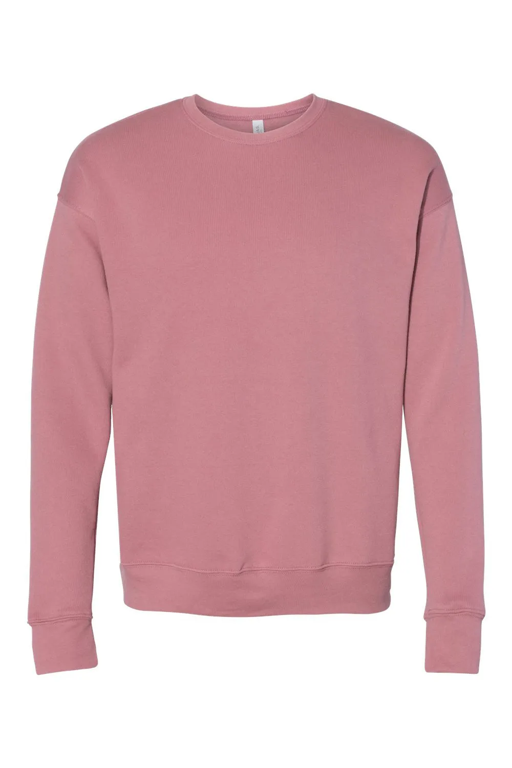 Bella   Canvas Mens Fleece Crewneck Sweatshirt - Mauve