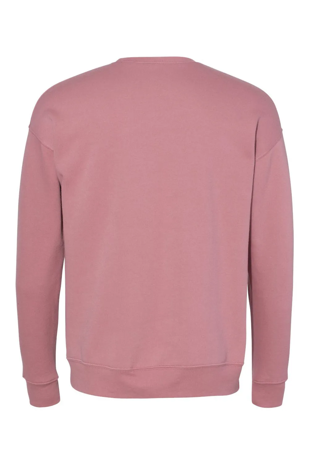 Bella   Canvas Mens Fleece Crewneck Sweatshirt - Mauve