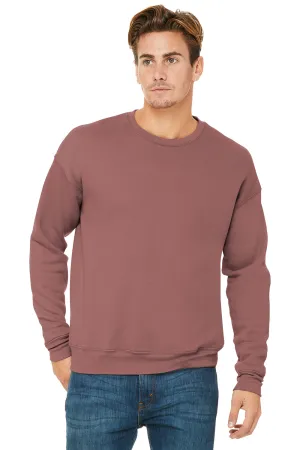 Bella   Canvas Mens Fleece Crewneck Sweatshirt - Mauve