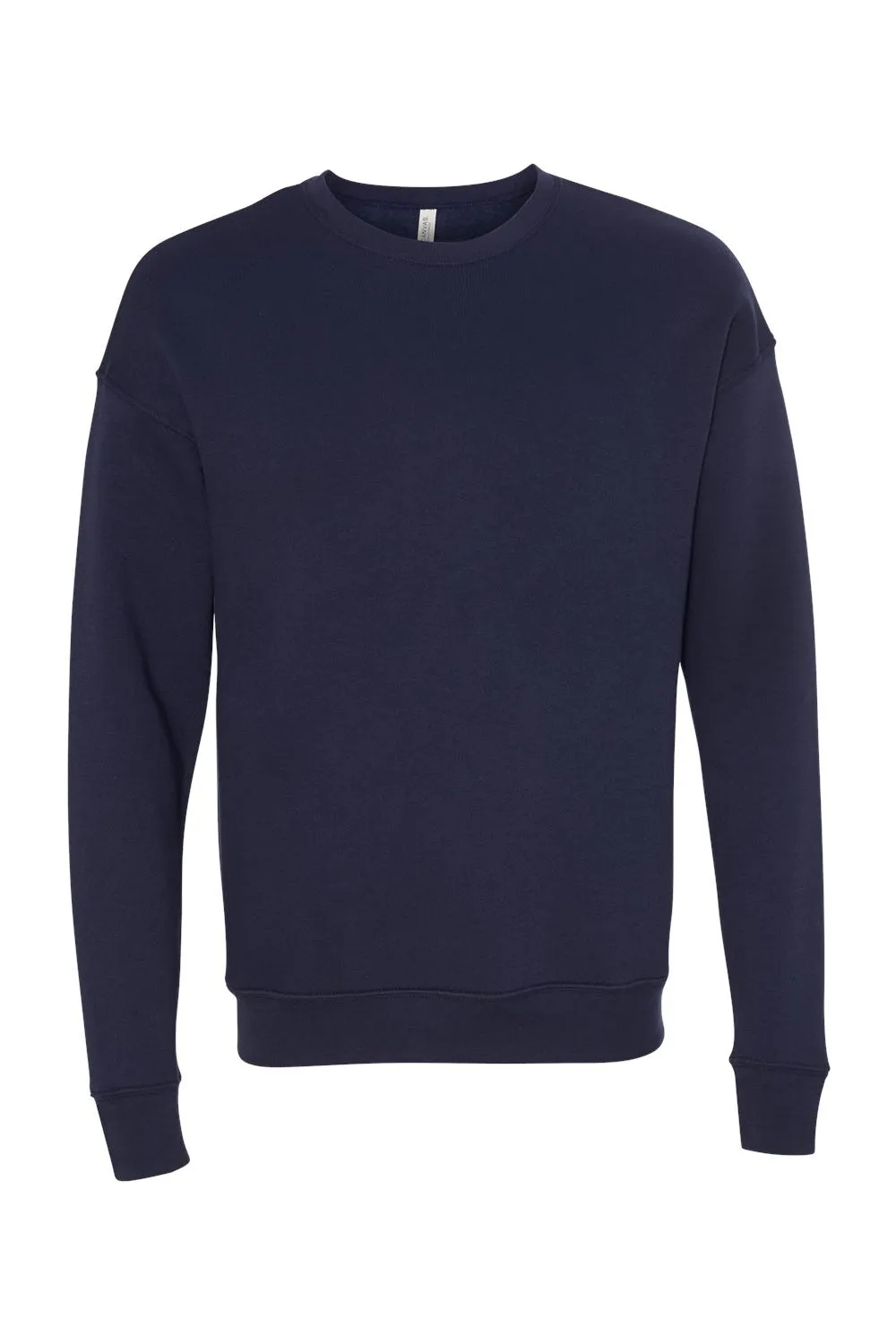 Bella   Canvas Mens Fleece Crewneck Sweatshirt - Navy Blue