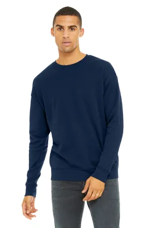 Bella   Canvas Mens Fleece Crewneck Sweatshirt - Navy Blue