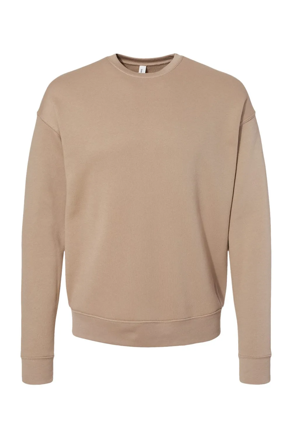 Bella   Canvas Mens Fleece Crewneck Sweatshirt - Tan