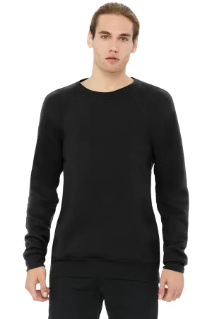 Bella   Canvas Mens Sponge Fleece Crewneck Sweatshirt - Black