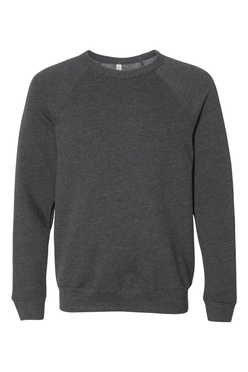 Bella   Canvas Mens Sponge Fleece Crewneck Sweatshirt - Heather Dark Grey