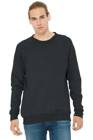 Bella   Canvas Mens Sponge Fleece Crewneck Sweatshirt - Heather Dark Grey