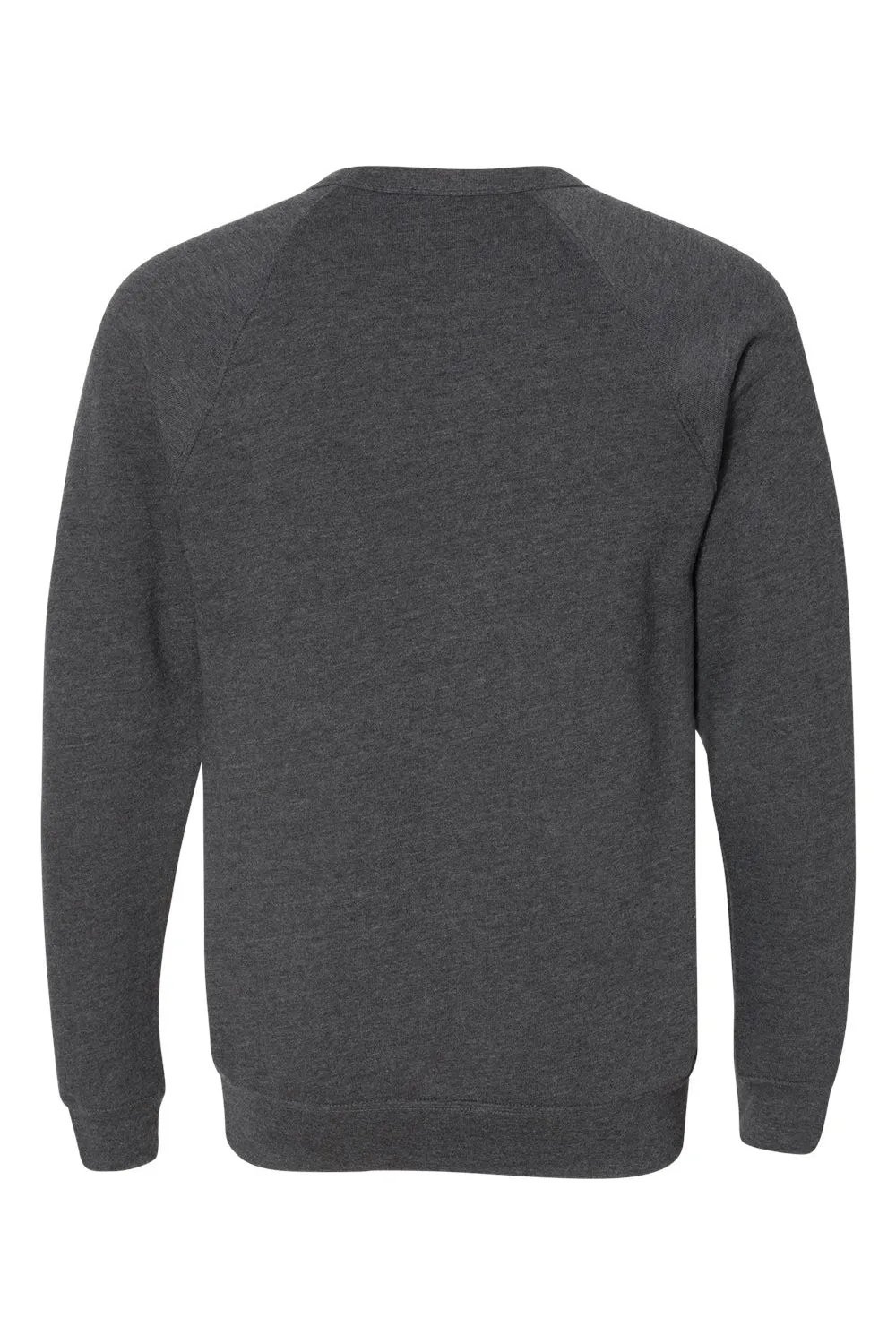 Bella   Canvas Mens Sponge Fleece Crewneck Sweatshirt - Heather Dark Grey
