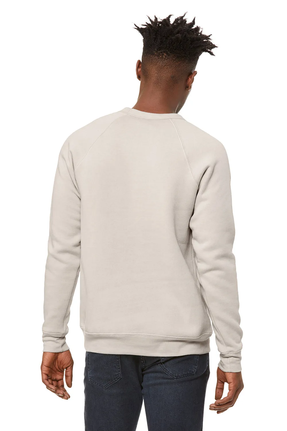Bella   Canvas Mens Sponge Fleece Crewneck Sweatshirt - Heather Dust