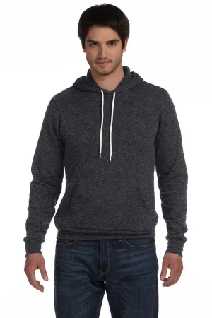 Bella   Canvas Mens Sponge Fleece Hooded Sweatshirt Hoodie w/ Pouch Pocket - Heather Dark Grey