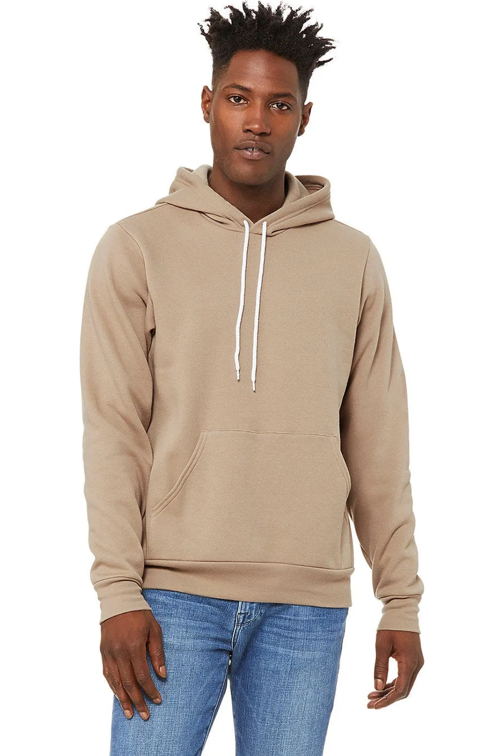 Bella   Canvas Unisex Pullover Polycotton Fleece Hooded Sweatshirt / Hoodie