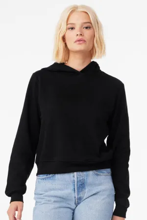 Bella   Canvas Womens Classic Hooded Sweatshirt Hoodie - Black