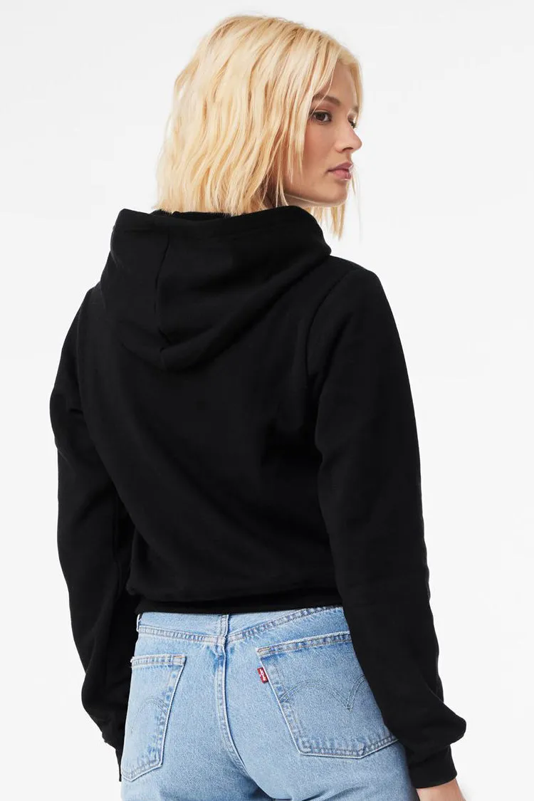Bella   Canvas Womens Classic Hooded Sweatshirt Hoodie - Black