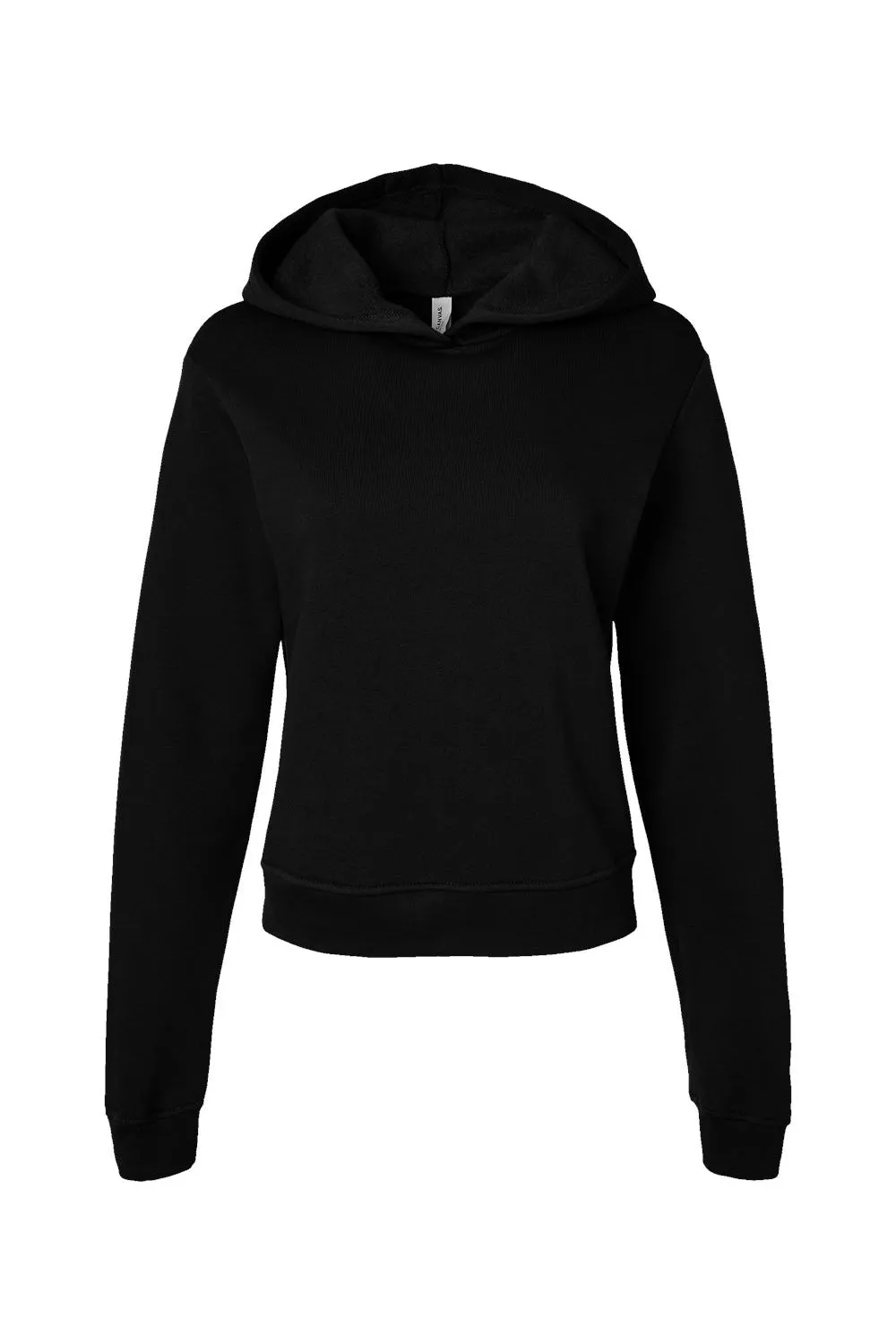 Bella   Canvas Womens Classic Hooded Sweatshirt Hoodie - Black