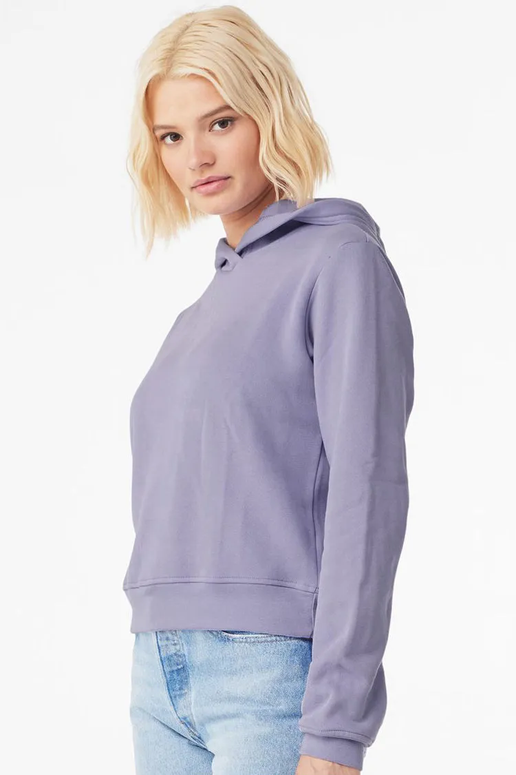 Bella   Canvas Womens Classic Hooded Sweatshirt Hoodie - Dark Lavender