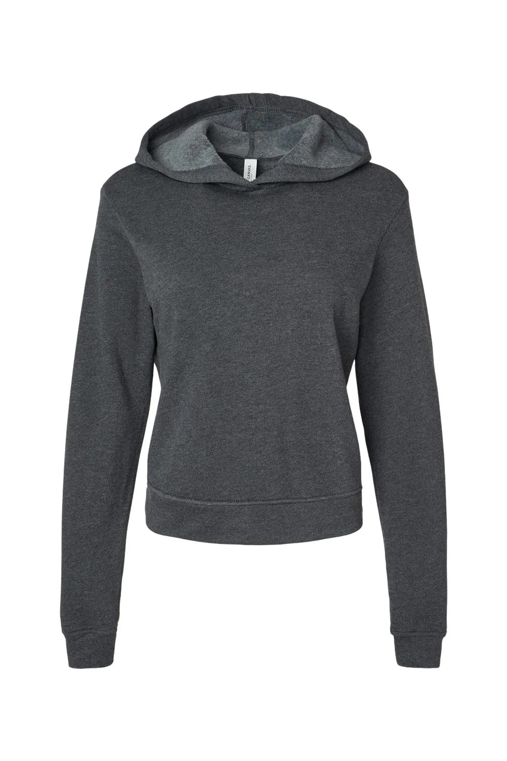 Bella   Canvas Womens Classic Hooded Sweatshirt Hoodie - Heather Dark Grey