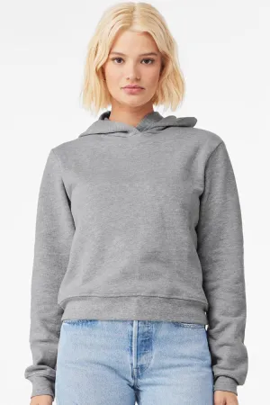 Bella   Canvas Womens Classic Hooded Sweatshirt Hoodie - Heather Grey