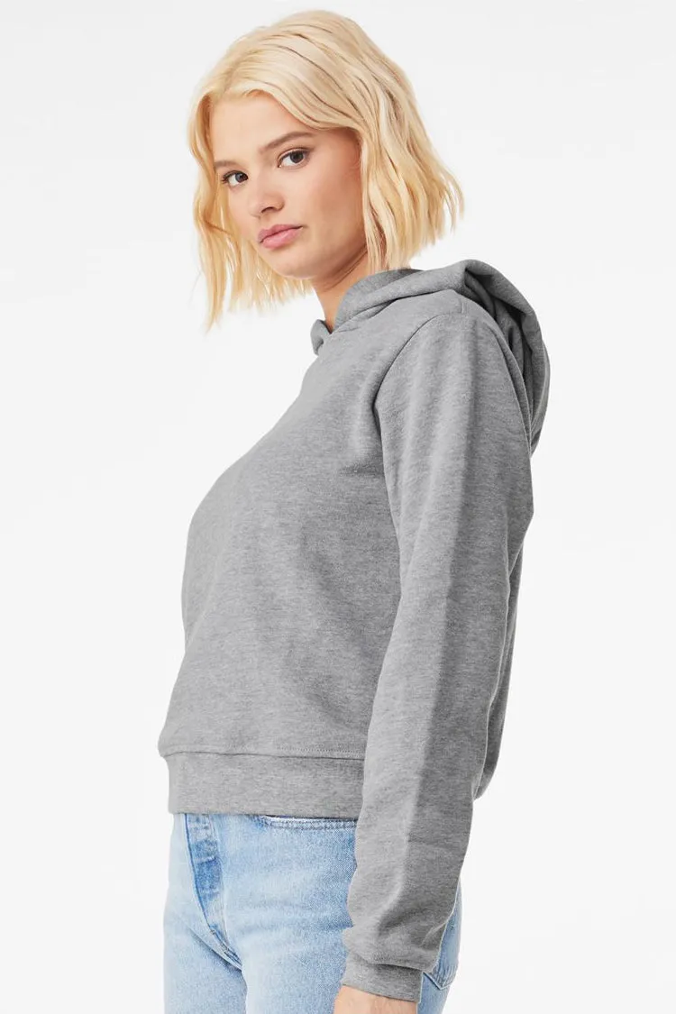 Bella   Canvas Womens Classic Hooded Sweatshirt Hoodie - Heather Grey