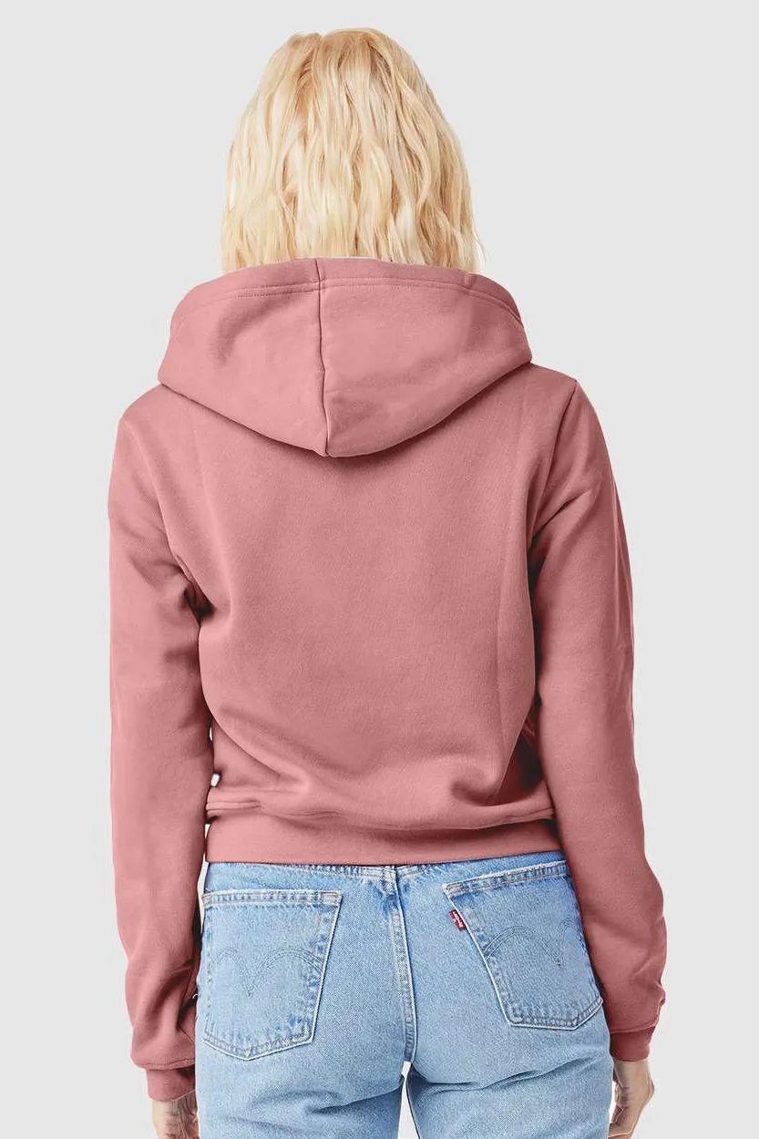 Bella   Canvas Womens Classic Hooded Sweatshirt Hoodie - Mauve